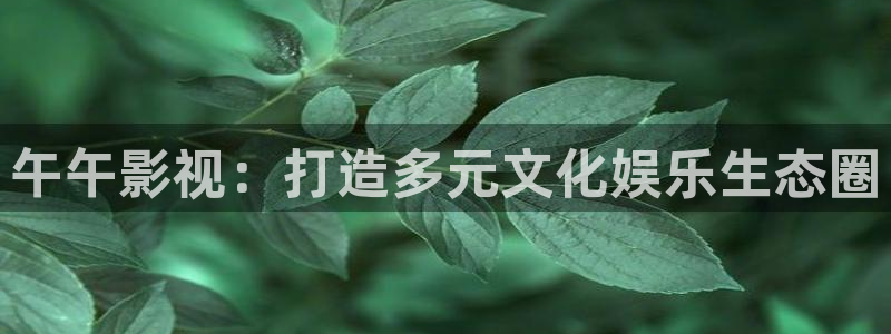樱花动漫免费看：午午影视：打造多元文化娱乐生态圈